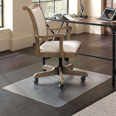 DXZ-Design Rectangle Clear Chair Protection Mat, Scratch-Resistant PVC Floor Protector for Kitchen, Transparent Dining Table Plastic Pads (Size : 23.6x31.5in/60x80cm)
