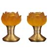 PAYNAN 1pairs 12.5cm Crystal LED Buddha Lamp Lotus Lamp Household Buddha Hall Buddhist Supplies view 1