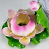 PAYNAN 1pc 14.5cm LED Lotus Lamp Buddha Colorful Lamp Household Worship Buddhist Supplies view 2