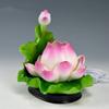 PAYNAN 1pc 14.5cm LED Lotus Lamp Buddha Colorful Lamp Household Worship Buddhist Supplies view 3
