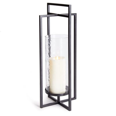 Unknown1 Lantern Large Black Modern Contemporary Iron