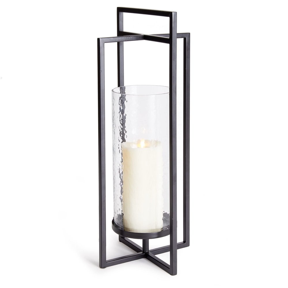 Unknown1 Lantern Large Black Modern Contemporary Iron