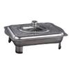 Cabilock Large Serving Tray with Cover Stainless Steel Plate Food Holder for Buffet and Party view 1