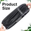 Jecery 4 Pairs Waterproof Sleeves for Arms Reusable Oilproof Oversleeves PVC Farmers Arm Sleeve Cover for Cleaning Cooking(Medium,Black, White) view 3