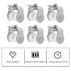 DOITOOL 20pcs Curtain Track Roller Metal Pulleys for Smooth Sliding Curtains Closets and Offices Accessories for Easy Movement and Stability view 2