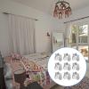 DOITOOL 20pcs Curtain Track Roller Metal Pulleys for Smooth Sliding Curtains Closets and Offices Accessories for Easy Movement and Stability view 3
