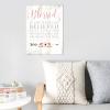 Aihesui Rustic Wood Sign Modern Farmhouse Wall Hanging Home Decor Bible Verse Blessed is She Who Has Believed Plaque for Living Room Kitchen Bedroom Office School 12x16inch view 3