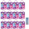 Unique My Little Pony Party Supplies Favors Bundle Pack includes 12 Large Plastic Favor Tote Bags 13" x 11" view 1