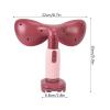 Students Writing Sitting Posture Corrector Anti Myopia T Shaped Avoid Hunchback Skidproof Ergonomic Design 1 Key Lifting Kids View Protector( Powder) view 3