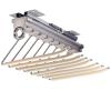 8 Arms Extendable Pants Holder, Top Installation Pants Rack, Pull Out Trouser Hanger 32x36cm/12.5x14in, for Clothes/Towel/Scarf/Space Saving view 1