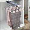 8 Arms Extendable Pants Holder, Top Installation Pants Rack, Pull Out Trouser Hanger 32x36cm/12.5x14in, for Clothes/Towel/Scarf/Space Saving view 2