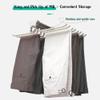 8 Arms Extendable Pants Holder, Top Installation Pants Rack, Pull Out Trouser Hanger 32x36cm/12.5x14in, for Clothes/Towel/Scarf/Space Saving view 3