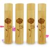 Set of 4 Small Bamboo Scattering Urns Tube for Human Ashes, ECO & Biodegradable Friendly Bamboo Spreading Cremation Tube Urn for Male Female Child Pet Ashes view 1