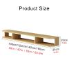 WANGPP Floating TV Cabinet - Wall-Mounted Shelf/TV Stand,Wood TV Wall Mounted TV Cabinet,Modern Entertainment Unit,with Drawer and Storage Unit Audio/Video Console view 2