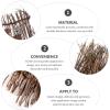 DOITOOL Natural Bamboo Fence Mat 6 Pieces Micro Landscape Decor for Bonsai Plant Trellis Indoor Outdoor Tabletop Decoration 11.81X4.33In view 4