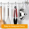 Stainless Steel Canning Funnel, Large Food Funnel Metal Wide Mouth Jar Funnel Kitchen Tools with Handle for Wide and Regular Mouth Jars(L) view 3