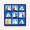 BARN Quilt Block Outdoor Square BQ021 | 6 Sizes | Outside Pattern | Wall Art | Yard Art | Barn Quilt Sign | Farm Quilt Design (11.5" x 11.5" 1 Sided) view 1