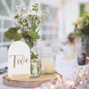 JINMURY 4x6 Inch Blank White Arch Acrylic Sign | 10 Pack Arch Acrylic Blanks Acrylic Sheet 1/8 inch Thick, DIY Acrylic Arch Table Numbers, Perfect as Arched Modern Wedding Signs, Arched Round Top Table Sign, Events& Parties Centerpieces Decorations ( view 3