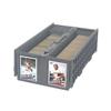 BCW Collectible Card Bin (Single, Gray) | Holds up to 1600 Cards | Plastic Storage Box for Pokmon, MTG & Sports Cards view 1