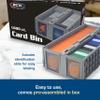 BCW Collectible Card Bin (Single, Gray) | Holds up to 1600 Cards | Plastic Storage Box for Pokmon, MTG & Sports Cards view 4