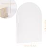 JINMURY 5x7 Inch Frosted Arch Acrylic Blank Sign | 10 Pack Frosted Arch Blanks Acrylic Sheets1/8 inch Thick, DIY Wedding Table Numbers, Perfect as Arched Modern Wedding Table Sign, Events& Parties view 2