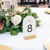 JINMURY 5x7 Inch Frosted Arch Acrylic Blank Sign | 10 Pack Frosted Arch Blanks Acrylic Sheets1/8 inch Thick, DIY Wedding Table Numbers, Perfect as Arched Modern Wedding Table Sign, Events& Parties view 4