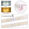 XUNATA Smart Double Row LED Strip,SMD 5730 240 LEDs/m Flexible Outdoor Waterproof Tape Lights, AC 110V Dimmable Daylight White Strip Light with 23-key Remote Control for Christmas Party Decor (55.7ft) view 4