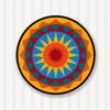 Sign Stuff, Inc. Round Barn Quilt BQR084-03 - 5 Sizes - Bright Colors - Head-Turning Curb Appeal - Premium Quality Lasts for Years & Years (18" x 18" 1 Sided) view 1