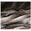 better home and garden Better Home & Garden Cozy Faux Fur Throw (Wolf, 50in X 60in) view 2