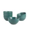 10 Strawberry Street Wazee Matte 5.5"/16oz Cereal Bowl, Set of 6, Emerald Green view 1