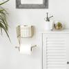 DII Rustic Farmhouse Bathroom Dcor, Metal Storage, Toilet Paper Holder, Gold view 4