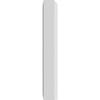 Ekena Millwork PBP035X070X100FOS07 Standard Foster Star PVC Plinth Block with Beveled Edge, 3 1/2"W x 7"H x 1"P view 3