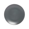 10 Strawberry Street Wazee Matte 8.25" Coupe Salad Plate, Set of 6, Charcoal Gray view 4