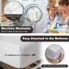 Giantex Electric Heated Mattress Pad, Queen Size Electric Mattress Pads Bed Warmer with 2 LED Temperature Controller, Heating Pads w/ 8 Heating & 4 Time Settings (Queen) view 3