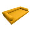 Prolinemax Style 6 - Mattress & Pillow Bolster for Outdoor Indoor Daybed Porch Swing Bed Knife Edge Queen Size AD108 | Covers ONLY | view 2