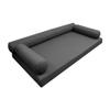 DBM IMPORTS *Cover ONLY*-Style 6 Outdoor Daybed Mattress Bolster Pillow Slipcovers Knife Edge Full Size - AD003 view 1