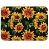 Absorbent Dish Drying Mat for Kitchen Counter - Plank Sunflower Microfiber Drying Pad, Reversible Drainer Mats for Countertop, Small 16 x 18 inch, Large 18 x 24 inch view 1