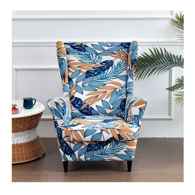 BcofoA Jacquard Chair Cover Wingback Armchair SlipcoverFurniture Protector Sofa Slipcovers Sofa SlipcoverSofa Couch CoverSlipcover Furniture Protector Cover Soft and Durable Easy Fitted