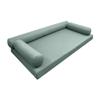 DBM IMPORTS *Cover ONLY*-Style 6 Outdoor Daybed Mattress Bolster Pillow Slipcovers Knife Edge Queen Size - AD002 view 1