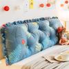 ZZYK Reading Support Pillows Cute Wedge Pillow Headboard Back Cushion Soft Positioning Support Pillows Pp Cotton Filling Daybed Bunk Bed with Removable Cover,A,70"/180cm view 1