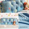 ZZYK Reading Support Pillows Cute Wedge Pillow Headboard Back Cushion Soft Positioning Support Pillows Pp Cotton Filling Daybed Bunk Bed with Removable Cover,A,70"/180cm view 2