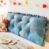 ZZYK Reading Support Pillows Cute Wedge Pillow Headboard Back Cushion Soft Positioning Support Pillows Pp Cotton Filling Daybed Bunk Bed with Removable Cover,A,70"/180cm view 4