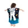 Toddler Hooded Beach Towel Coverup Cape Kids 100% Cotton Soft Quick Dry Absorbent Use for Swim Pool Bath Poncho Towels for 3 to 8 Years Old Children Size 24"x 55" in Full-Length (Astronaut Pattern) view 2