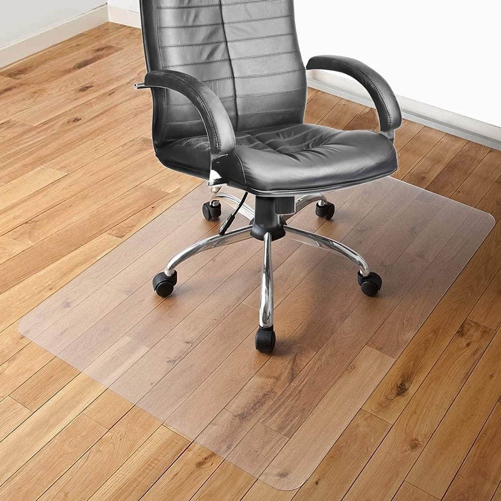 DXZ-Design Clear Chair Mat for Hard Floors, Waterproof Oil-Resistant Kitchen PVC Protection Floor Pad, Width 60cm 70cm 80cm 90cm 100cm Plastic Carpet Protector (Size : 23.6x31.5in/60x80cm)