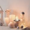 Cabilock Metal Candle Holder Set 12pc Iron Candle Fixators for DIY Decorations Wreath Accessories view 4