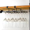 Adjustable Wine Glass Rack,Under Cabinet Stemware Rack,Hanging Wine Glass Holder,Stainless Steel Hanger Storage Shelf,for Kitchen Cabinet Bar Decor,Perfect for Wine lovers,Easy to Install view 3