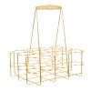 12 Bottle Caddy Metal Basket: Divider Beer Carrier for Bar Pub Restaurant Party Bar Club view 1