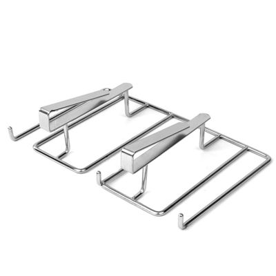 Adjustable Wine Glass Rack,Under Cabinet Stemware Rack,Hanging Wine Glass Holder,Stainless Steel Hanger Storage Shelf,for Kitchen Cabinet Bar Decor,Perfect for Wine lovers,Easy to Install