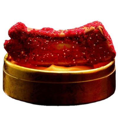 XIALON Precious Rare Blood-Colored Relics Buddhism Enshrined Bone Relics Sariputra