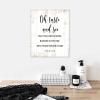 Aihesui Rustic Wood Sign Modern Farmhouse Wall Hanging Home Decor Bible Verse Taste and See That the Lord is Good Plaque for Living Room Kitchen Bedroom Office School 10x12inch view 4
